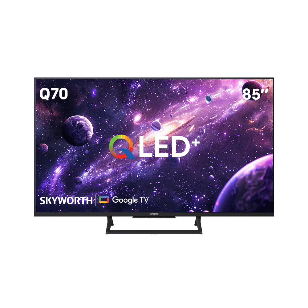 ทีวีคิวแอลอีดี 85 นิ้ว SKYWORTH (4K) Q70 GOOGLE TV สีดำ_0
